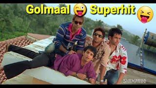 Golmaal  2006 Superhit # Ajay  Arshad  Tushar  Sraman Joshi starer# tranding#viral video 