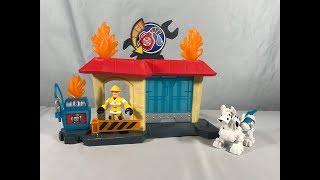 Playskool Transformers Rescue Bots Griffin Rock Garage Review