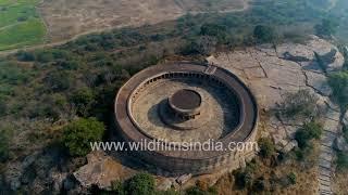 Chausath Yogini Temple in Morena Madhya Pradesh 11th century inspiration for Indian Parliament?