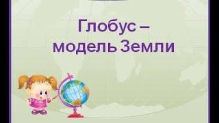 Глобус-модель Земли. Меридианы. Параллели. Экватор. Северное и Южное полушария.