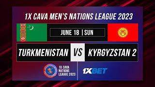 Туркменистан - Кыргызстан-2  Лига нации CAVA  Волейбол