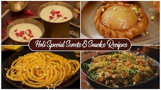 Holi Special Sweets And Snacks  Easy Holi Festival Recipes  Holi Party Recipes Holi Recipes Chaat