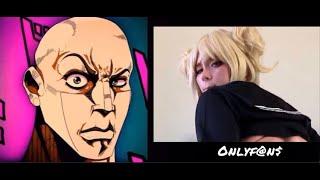 COSPLAY  REAL LIFE vs ONLYF@N$  the rock reaction meme 