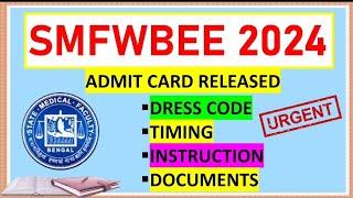 SMFWBEE 2024 ADMIT CARDSMFWB ADMIT CARD 2024PARAMEDICAL EXAM 2024 ADMIT CARDSMFWB 2024 #smfwb