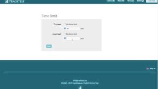 Admin Set the time limit video tutorial