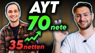 ÖĞRENCİLERİMİZ AYT 70 NET İÇİN NASIL ÇALIŞIYOR?