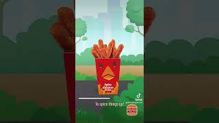  Spicy Chicken Fries are here #spicychickenfries #burgerking