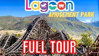 We Went To One Of The OLDEST Theme Parks In America  FULL TOUR Of Lagoon Amusement Park