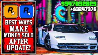 Its THAT Easy.. The BEST WAYS To Make Money SOLO After UPDATE in GTA Online GTA5 Fast Money