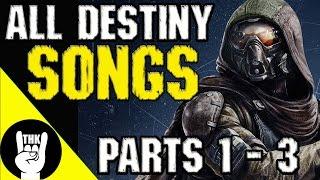 Destiny Rock Rap Songs Parts 1- 3  TEAMHEADKICK