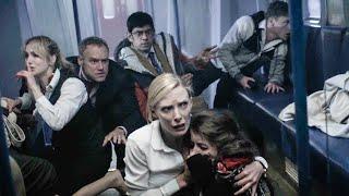 【穷电影】深夜列车行驶途中突然停下，乘客好奇往外看，被外面的生物吓坏