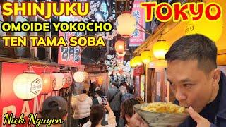 KHÁM PHÁ CON HẺM ĐỘC ĐÁO SHINJUKU OMOIDE YOKOHO VỚI MÓN MỲ SOBA RẺ NHẤT TOKYO  Nick Nguyen