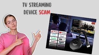 Fake TV Streaming Device scam on Social Media