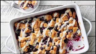 Blueberry-Lemon Cinnamon Roll Breakfast Bake  Pillsbury