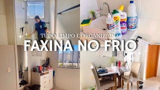 FAXINA COMPLETA NO FRIO  3 DIAS SEM LIMPAR A CASA  LIMPEZA & ORGANIZAÇÃO NA CASA TODA