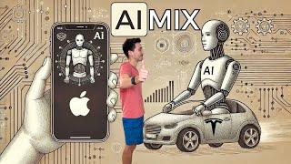 Apple AI fallirà?  Robot al volante  Musk 1000 Optimus per Tesla - AI MIX E01