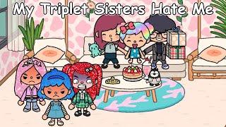 My Triplet Sisters Hate Me Because Our Parents Love Me More Than Them  Toca Life World  Toca Boca