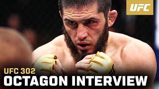 Islam Makhachev Octagon Interview  UFC 302