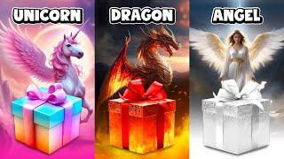 Choose Your Gift  Unicorn Dragon or Angel 