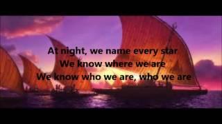 Moana We Know The Way Lyric Video