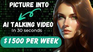 AI Video Generator Earn $1500 by creating TALKING AI AVATAR with FREE AI TOOLS