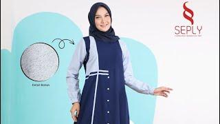 Seply meyra 28 navy cakep bgt