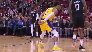 Josh Hart Plays With Hand Behind His Back On Defense Lakers vs Rockets