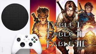 XBOX SERIES S В ИГРАХ ПО ОБРАТНОЙ СОВМЕСТИМОСТИ XBOX 360 FABLE 123