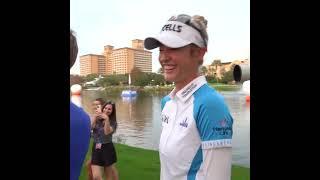 Nelly Korda  meeting Tiger Woods A dream come true