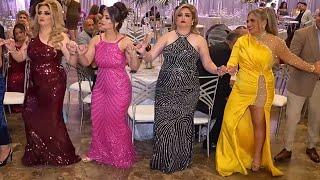 SARILI KIZ SALONA AYAR VERDİ wedding dance syrian assyrian asuri almancı kürt türbanlı düğün halay