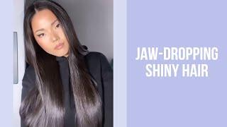 How To Get Jaw-Dropping Shiny Hair At Home  Glass Hair Tutorial