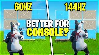 Whats Better Gaming Monitor VS TV For Console? 144Hz VS 60Hz - Fortnite Chapter 2