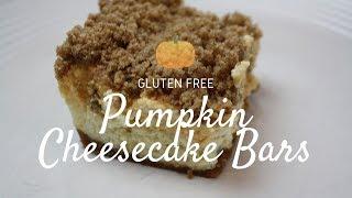 Gluten Free Pumpkin Cheesecake Bars