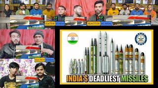 Indias Deadliest Missile List Of Powerful Indian Missiles Future Indian Missiles Hindi MIX REACTION