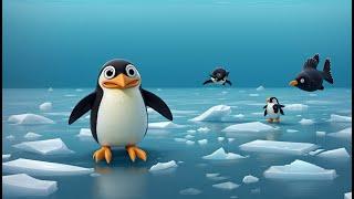 Penguin Swimming in the Ice - Educational Kids Songs & Nursery Rhymes