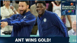 REACTION to Anthony Edwards Winning Gold Over Rudy Gobert  The Minnesota Basketball Party