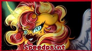 【 Speedpaint 】MLP - Princess Sunset Shimmer Gore