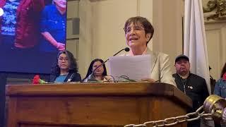 Carmen Hertz  Discurso en velorio de Guillermo Teillier