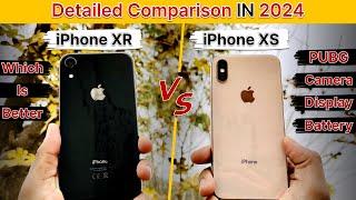 iPhone XS vs iPhone XR in 2024  Detailed Comparison in Hindi-Camera-PUBG-Battery️