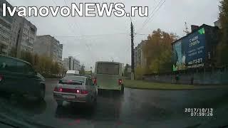 В Иванове у автобуса на ходу отвалилось колесо