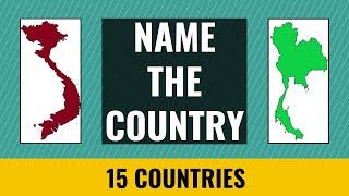 Name the Country quiztrivia - Country shapes