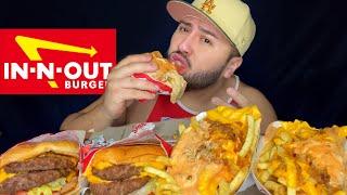 Massive IN-N-OUT MUKBANG EATING SHOW