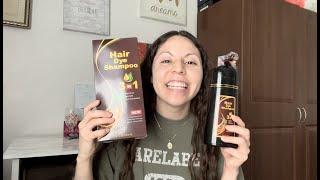 Review of the 3 in 1 Hair Dye Shampoo for gray hair