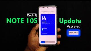 Redmi Note 10S New Update MIUI 14.0.10.0  HyperOS Update & Features Rosemary   Dot SM