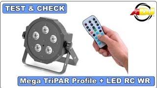 Test & Check - American DJ - Mega TriPAR Profile + LED RC WR Fernbedienung