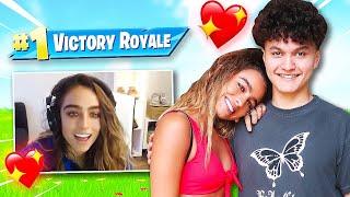 I Carried my Dream Girl to a WIN on Fortnite Sommer Ray & FaZe Jarvis