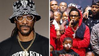 Snoop Dogg avutiwa na Kendrick Lamar ampa Ufalme wa West Coast baada ya show yake huko LA