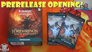 Lord of the Rings Magic the Gathering PreRelease Opening Tales of Middle Earth