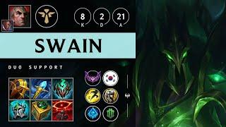 Swain Support vs Braum Rampage - KR Master Patch 14.16