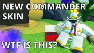 NEW PATRIOT COMMANDER SKIN SHOWCASE  Roblox TDS